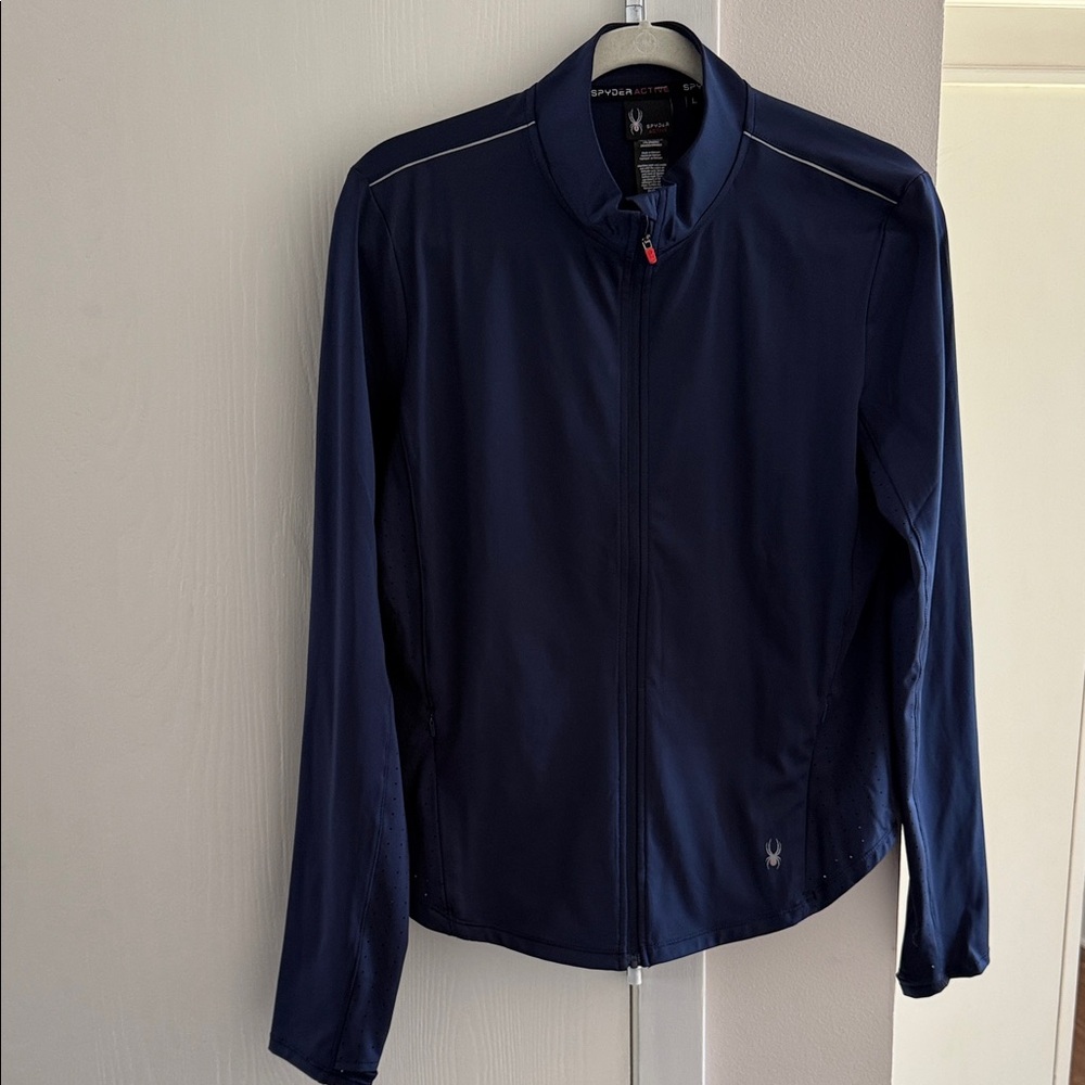 Spyder Dark Blue Full-Zip Jacket